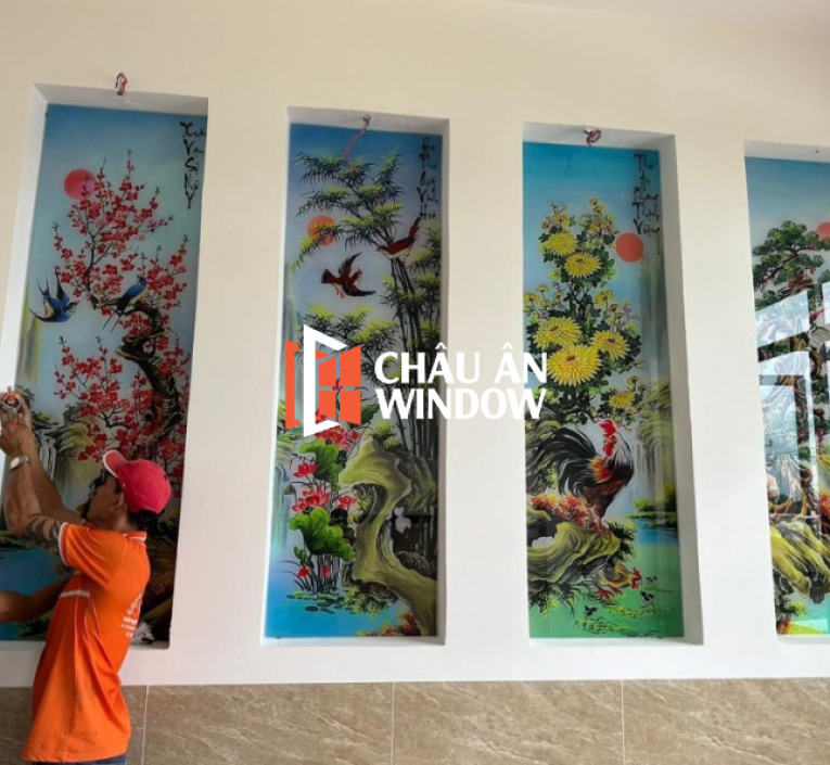 KÍNH SƠN BẾP - IN TRANH 