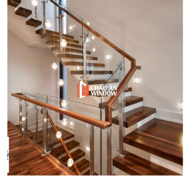 CẦU THANG, LAN CAN KÍNH 